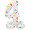 Globo foil folat de pie 4 fiesta alegre 41 cm | 20 piezas