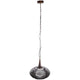 Lampada a sospensione Ptmd norris metallo color rame 40,5 cm | 2 pezzi