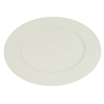 Plato decorativo Hbx gris claro 33 cm | 12 piezas