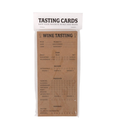 Senza carte degustazione vino e birra 21 cm | 24 pezzi