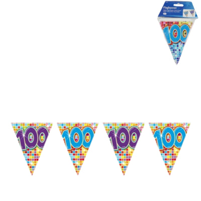Folat mini linea bandiera 100 anni 3 metri | 24 pezzi