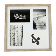 Fotolijst 4 passe-partout eiken 10 x 15 cm | 6 stuks - afbeelding 1