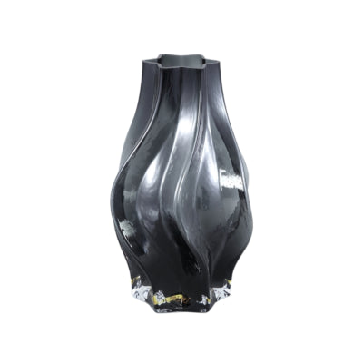 Vaso ptmd firenze nero 24 cm | 4 pezzi