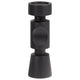 Candelero Woodod midi madera de mango negro 36 cm | 3 piezas