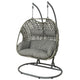 (r) egg chair hangstoel palermo grijs 196 cm