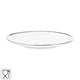 Vtwonen dinerbord white silver 25,5 cm | 12 stuks