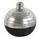 Vaso Countryfield terri rotondo l nero color argento 17 cm | 6 pezzi