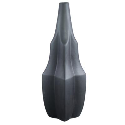 Ptmd jarrón robbin gris l 47,5 cm | 2 piezas