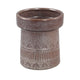 Ptmd bloempot rail hoog m donkerbruin 14 cm | 12 stuks