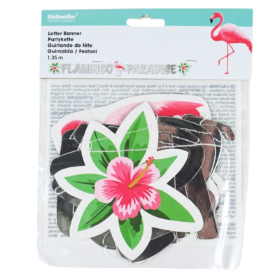 Amscan partykette flamingo paradise carta 135 x 15 cm | 30 pezzi
