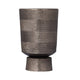 Ptmd macetero erga aluminio s gris 30 cm | 4 piezas