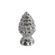 Statua countryfield pigna celine s color argento 8 cm | 24 pezzi
