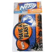 Amscan nerf biglietti d'invito e buste 12 x 16 cm 8 pezzi | 36 pezzi - afbeelding 2