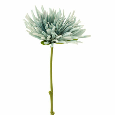 J-line fiore artificiale crisantemo azzurro 40 cm | 24 pezzi