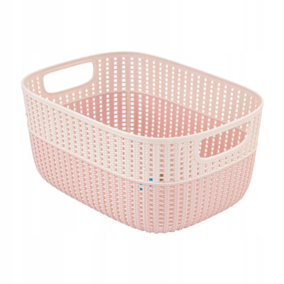 Cesto portabiancheria rosa 23,5 cm 3,5 l | 10 pezzi