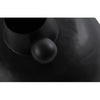 Vaso in legno kita nero 22 cm | 3 pezzi