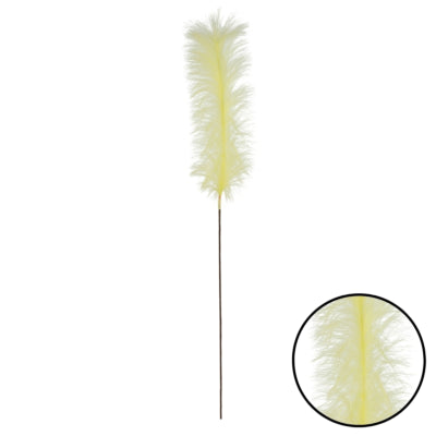 Pennacchio di ramo artificiale Countryfield m giallo 112 cm | 24 pezzi