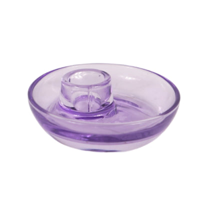 Portavelas mila violeta 10 cm | 24 piezas