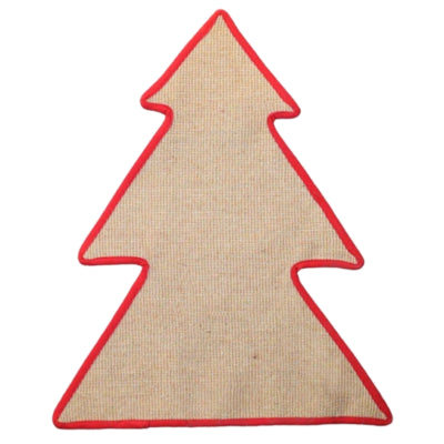 Tappetino tiragraffi per gatti collezione gatti Albero di Natale 60 x 50 cm | 12 pezzi