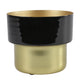 Vaso da fiori Countryfield Madina m nero 15 cm | 8 pezzi