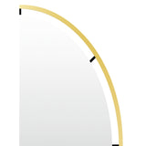 Specchio da parete Len-fra salem color oro 80 cm | 2 pezzi - afbeelding 2