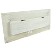Decorazione murale in legno imbiancato 51,5 cm | 5 pezzi