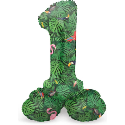 Folat folieballon staand 1 jungle vibe 41 cm | 20 stuks