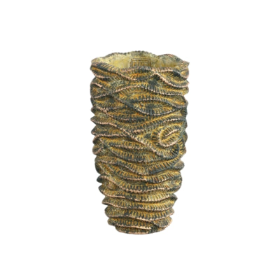 Ptmd macetero olas marrón alto s 27 cm | 6 piezas