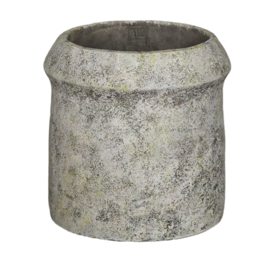 Ptmd macetero nimma l gris cemento 30 cm | 2 piezas