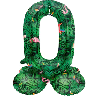 Globo foil folat de pie 0 jungla vibe 41 cm | 20 piezas