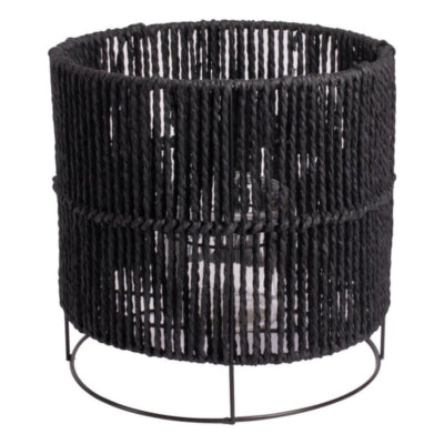 Lanterna Gusta nera 20 cm | 4 pezzi
