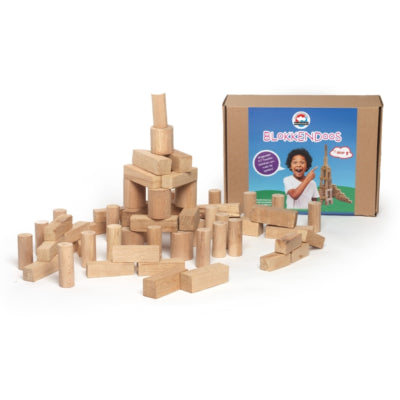 Caja de bloques Nijhuis madera 33 cm | 6 piezas