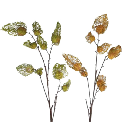 Ramo artificiale physalis seta 125 cm 2 assortiti | 8 pezzi