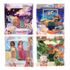 Sticker scene diamonds en foam 300-delig 4 assorti | 24 stuks