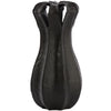 Lámpara living light y jarrón living abajo negro mate 43 cm | 2 piezas