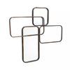 Ptmd spiegel feron ijzeren frame rechthoeken 84 cm | 2 stuks