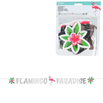 Amscan partykette flamingo paradise carta 135 x 15 cm | 30 pezzi