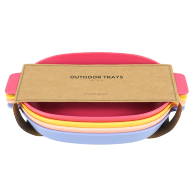 Norlander borden ovaal 24 cm set van 4 | 12 stuks