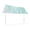 Garvida schaduwdoek wit mintgroen 218 cm | 6 stuks