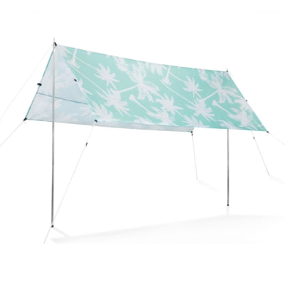 Garvida schaduwdoek wit mintgroen 218 cm | 6 stuks