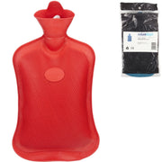 Relaxdays hot water bottle red 2 l | 6 pieces - afbeelding 1