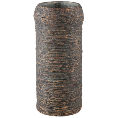 Ptmd vaso da fiori ricci l nero 55 cm | 2 pezzi