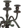 Candeliere classico in alluminio aspetto anticato 78 cm | 4 pezzi