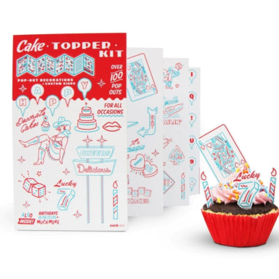 Set decorazione torta Suckuk 100 pezzi 20 cm | 24 pezzi