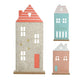 Decorazione casa su piede in feltro 32 cm 3 assortiti | 12 pezzi