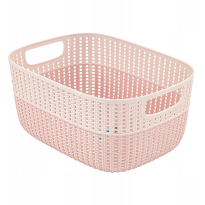Cesto portabiancheria rosa 29 cm 6,8 l | 6 pezzi