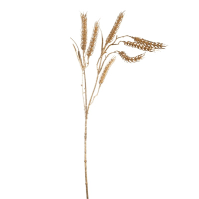 Ptmd ramo artificiale di grano color oro 73 cm | 12 pezzi