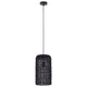 Lampada a sospensione Ptmd Idris Nera 41 cm | 2 pezzi