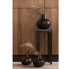 Vaso in legno yuri nero 24 cm | 3 pezzi