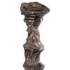 Ptmd kandelaar fleure aluminium bronskleurig m 77 cm | 2 stuks